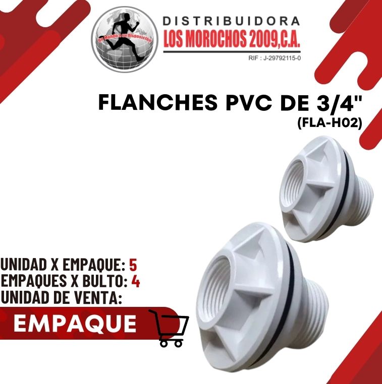 FLANCHES PVC DE 3/4