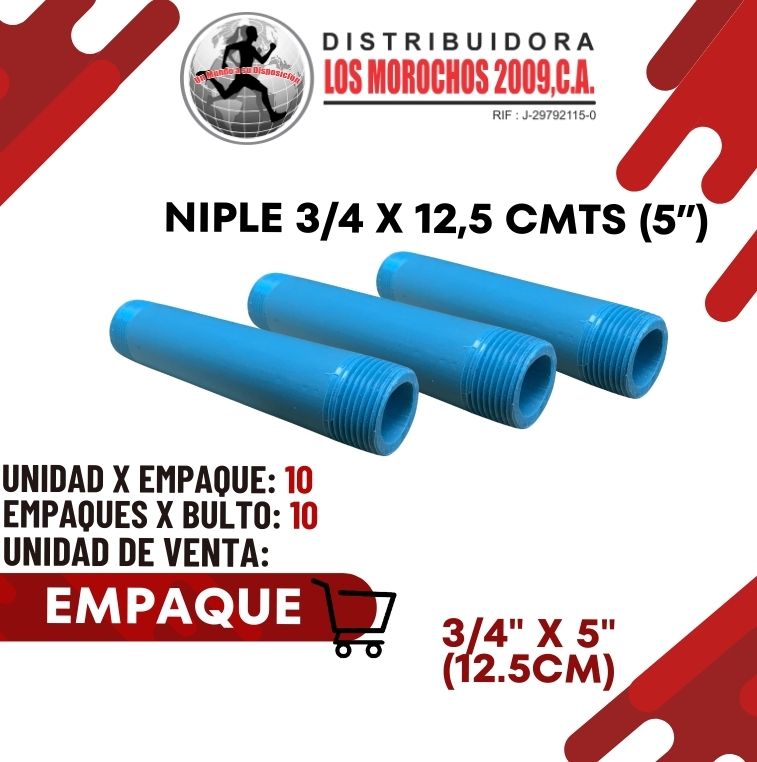 NIPLE 3/4 X 12.5CM 5