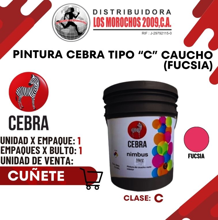 CUÑETE FUCSIA CEBRA TIPO C 1X1 