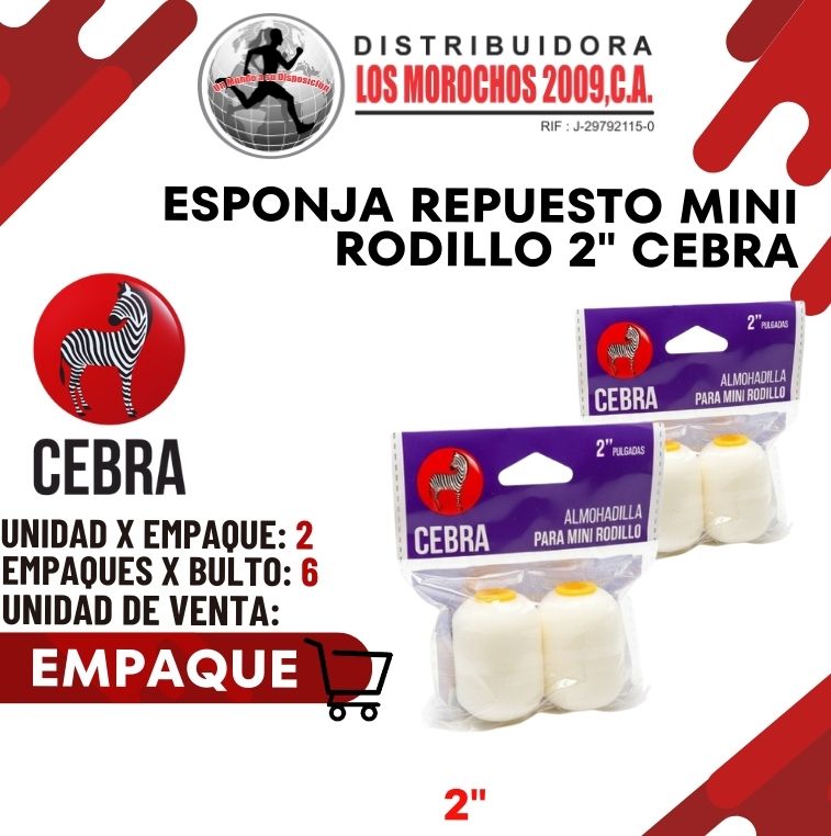 ESPONJA REPUESTO MINI RODILLO 2