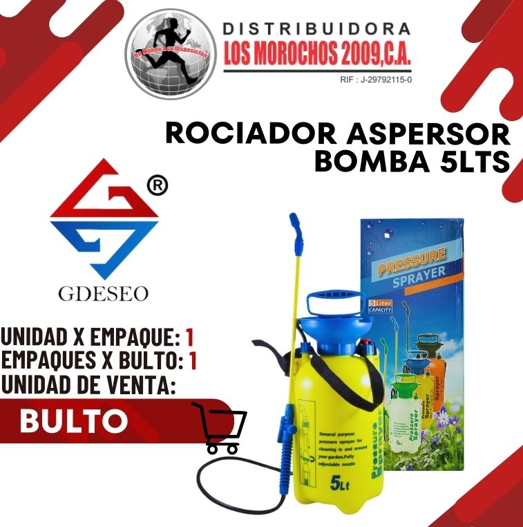 ROCIADOR ASPERSOR BOMBA 5LTS 1X1 (GFM-C23)